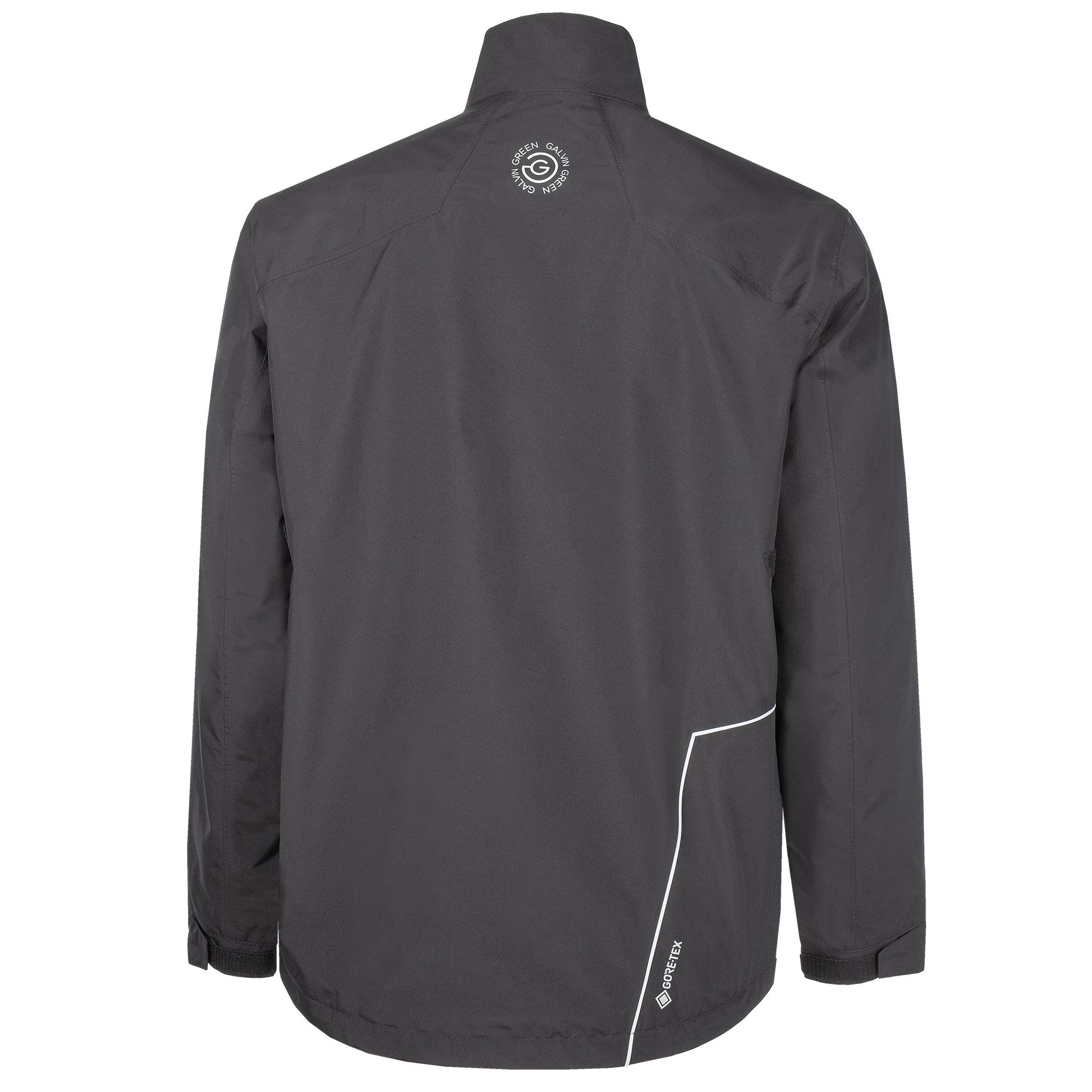 Galvin Green Axley Gore-Tex Mens Waterproof Golf Jacket Black/Forged Iron
